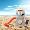 5-in-1 Kids Climber Slide Playset with Basketball & Telescope